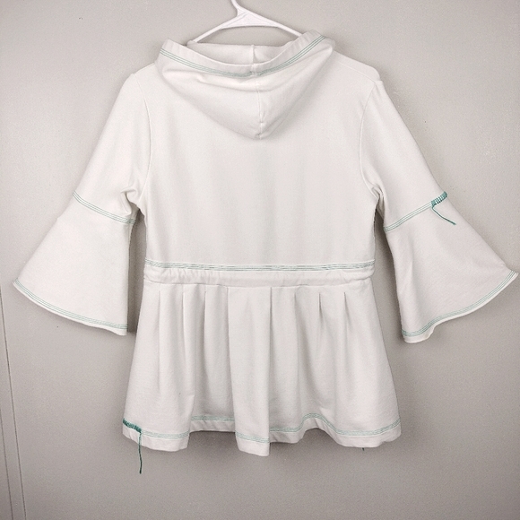 Project E Vintage from Urban Outfitters Bell Sleeve Embroidered Zip Up Hoodie - Picture 6 of 9